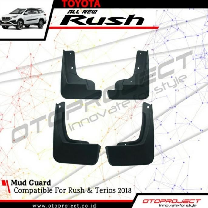 Mud Guard All New Rush Karpet Lumpur Mudguard All New Rush Otoproject