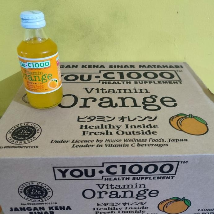 

You C 1000 / UC 1000 / You C1000 Vitamin Orange 140ml X 30 Botol