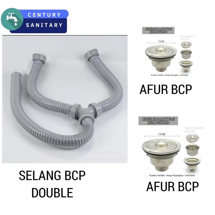 paket lengkap afur bcp stainless dan selang bcp cabang 2