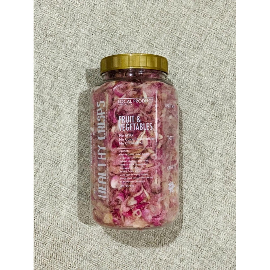 

Viral Healthy Crisps - Keripik Bawang Merah Bawang Putih - 700Ml (150-185Gr), 1000Ml (250-330Gr)