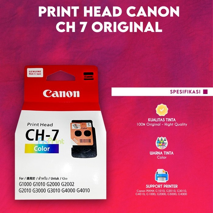 Head Cartridge BH-7 Black CH-7 Color Canon G1000 G2000 G3000 G4000