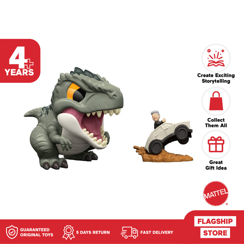 Jurassic World Giganotosaurus Bite Club Collectible - Mainan Action Figure