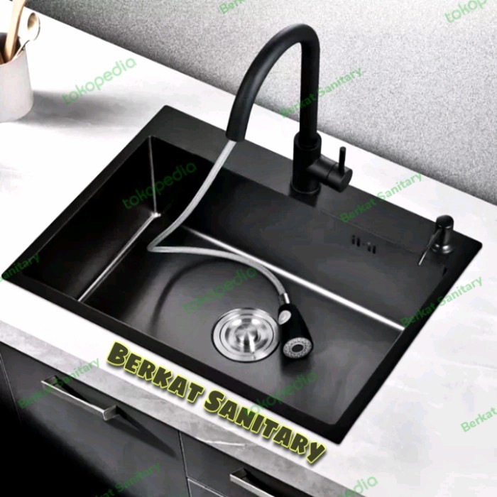 Kitchen Sink Black 1 Bowl Kitchen Sink 8050 Black