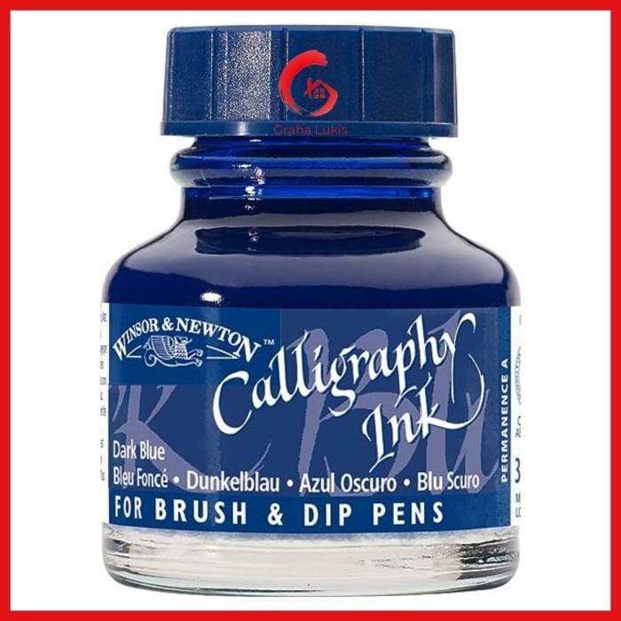 

TERBARU Winsor & Newton Calligraphy Ink Dark Blue 30ml