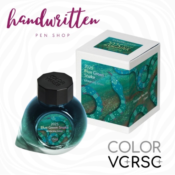 

TERBARU COLORVERSE Blue Green Snake Special Edition Fountain Pen Ink 15ml