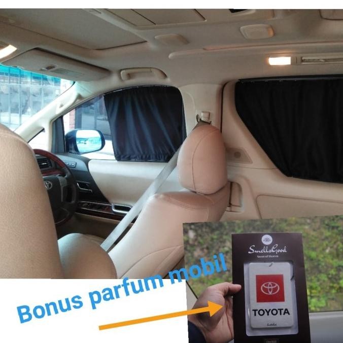 Hordeng,Tirai,Gorden Mobil Alphard - Rel Kecil Ready Ya Kak