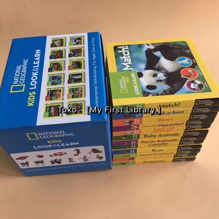 

12 board book National Geographic Kids Look&Learn