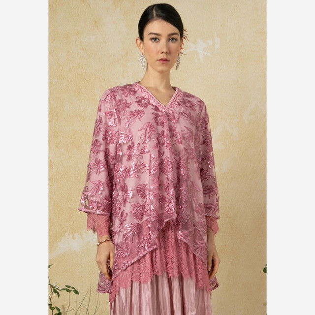 Zalia Adiratna Sequin Top Wanita