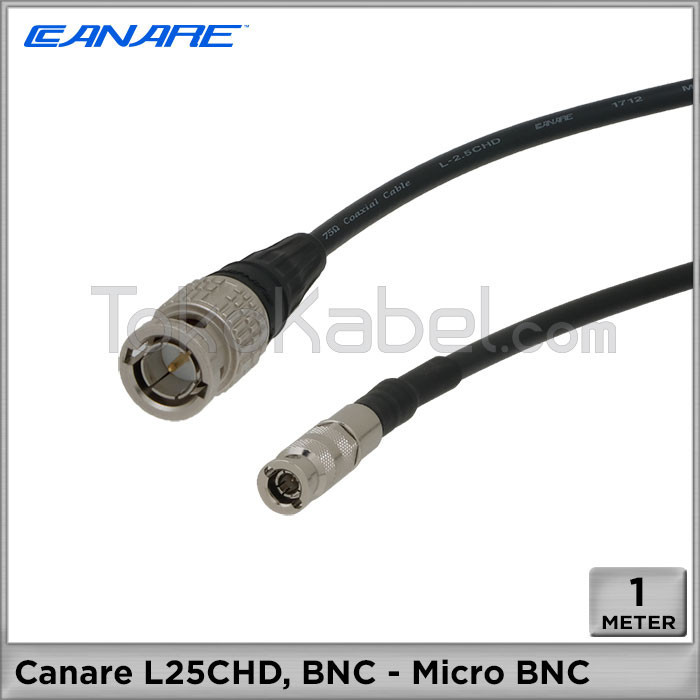 Kabel SDI Video Canare, BNC Micro BNC [1m]