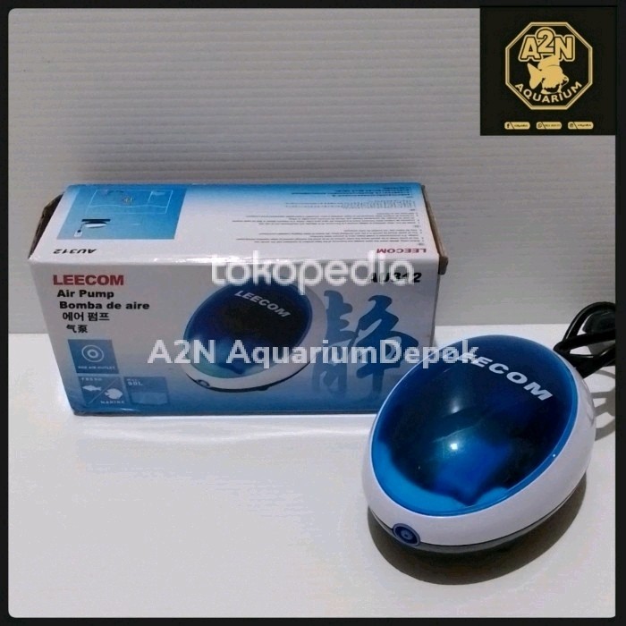 Leecom AU312 aerator 1 lubang pompa udara aquarium super silent