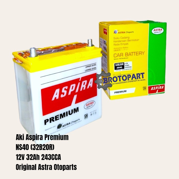 AKI MOBIL SUZUKI JIMNY CARRY, FUTURA, KATANA ACCU ASPIRA NS40 32AH