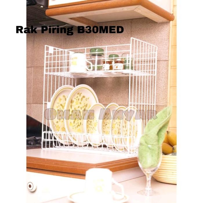 $$$$] Rak Piring Gelas Mini 2 Susun Tatakan B 30 ME MED MED+T B 30MEG B 30MEG+CIS Modelline Anti