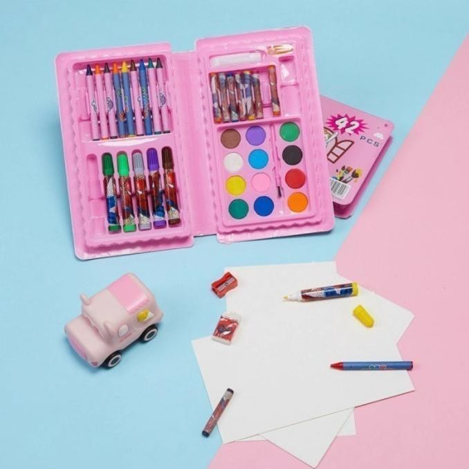 

CRAYON ART SET PERALATAN LUKIS ANAK UKURAN 42 86 150 168 208 PCS