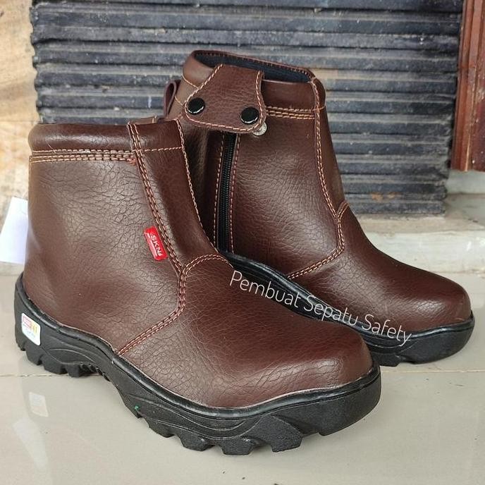 SEPATU SAFETY RESLETING TERBARU UJUNG BESI SEPATU TOURING HIKING KANTOR PABRIK PROYEK KUALITAS MAHAL