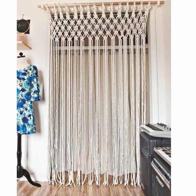 Gorden / Tirai makrame | Macrame curtain 001