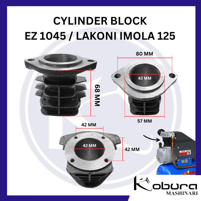 Cylinder Casting Portable EZ 1045 Cylinder Block Lakoni Imola 125 kompressor Angin