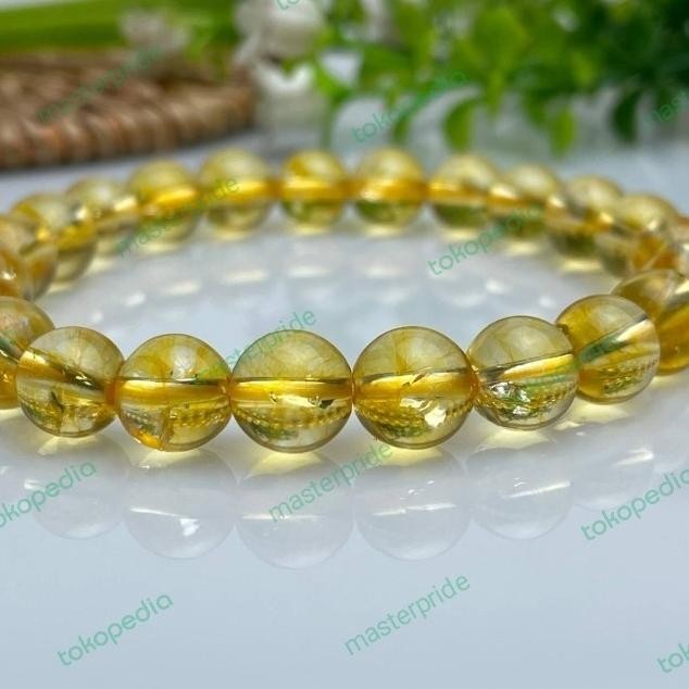 Gelang Citrine Gelang Piiu Gelang Pria Wanita Batu Citrine