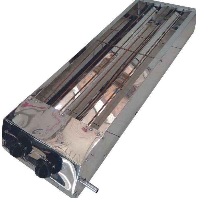 ] kompor gas panggangan sate, sosis, ikan, ayam 70 X 25cm stainless