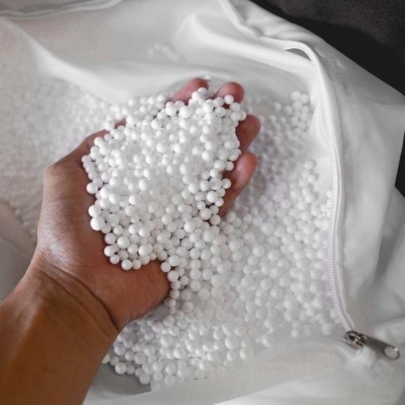 Promo Styrofoam White Balls - Butiran Styrofoam Isi Bean Bag - Isian Boneka