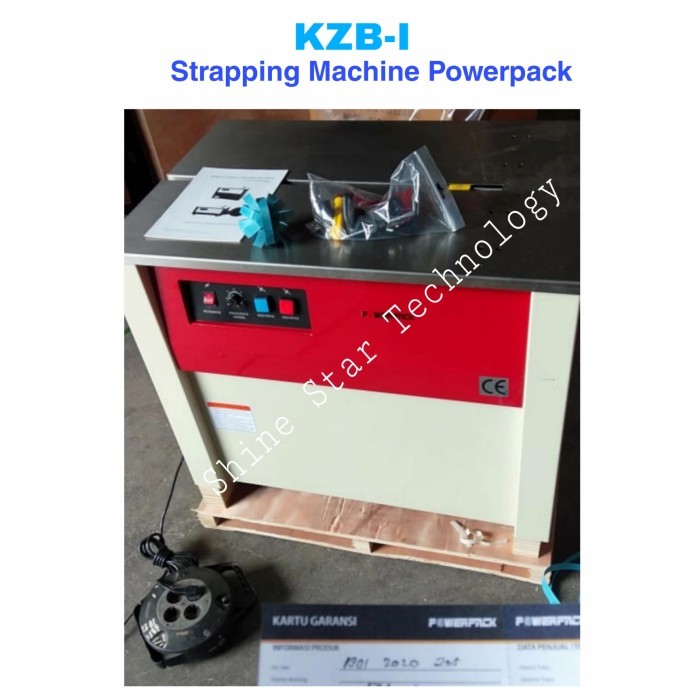 POWERPACK Semi Automatic Strapping Machine Mesin Strapping Band TIPE MEJA KZB-I POWERPACK
