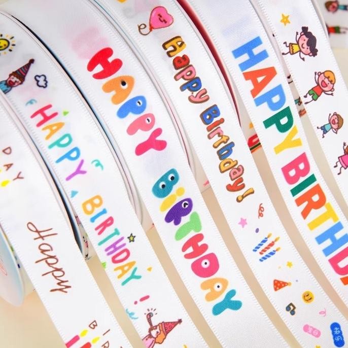 

```````] Pita Import Happy Birthday Pita Colorful Kids Birthday Ribbon