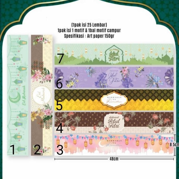 

((((()paling dicari] 25 PCs Pita Toples Lebaran / 25 PCs Paper Belt Box Toples Idul Fitri