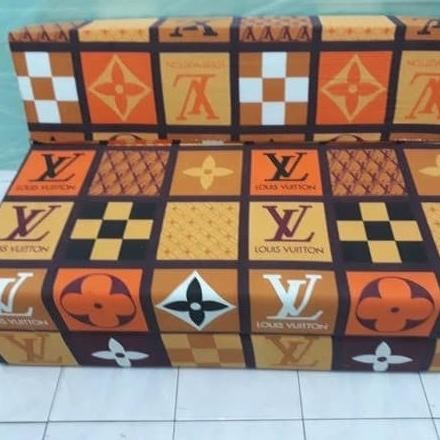 Grosir Cover/Sarung Sofa Lipat Jumbo Inoac 190 X 120 X 15 Cm( Bahan Star)