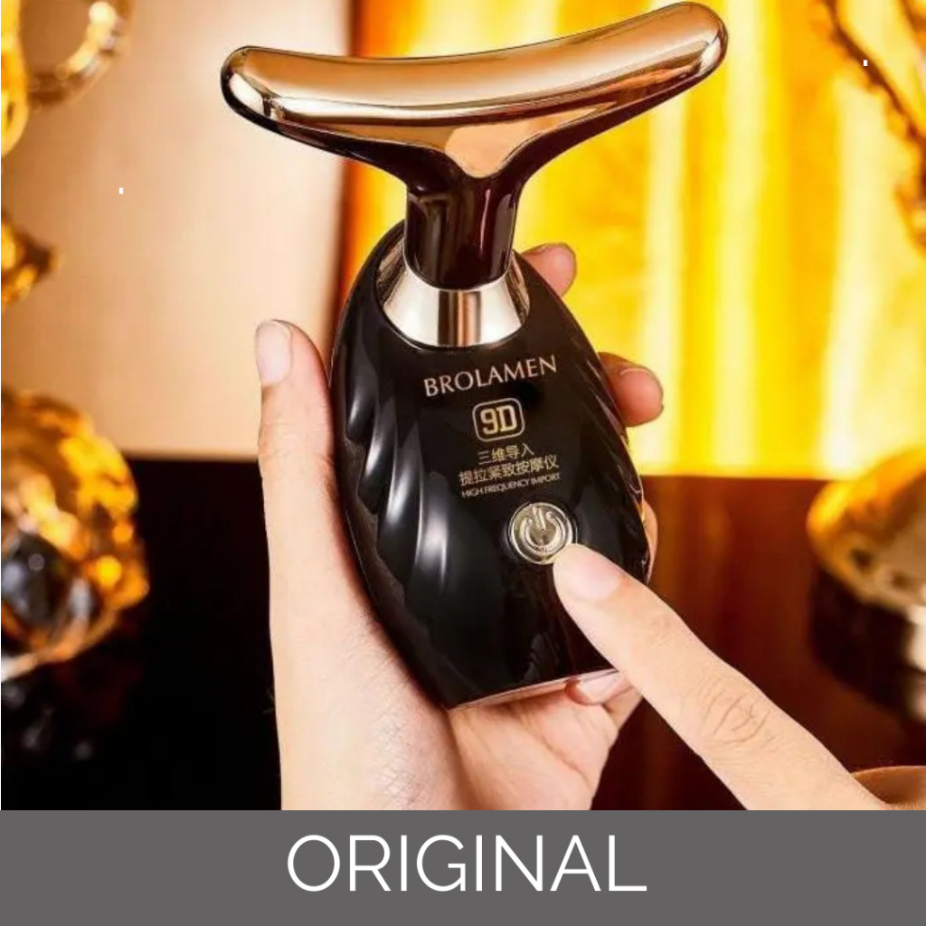 Terbaru Gushiyuta Alat Pijat Wajah 3 In 1 Original Pijat Wajah Korea Elektrik Alat Setrika Wajah