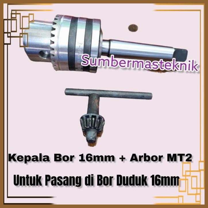 [SMT] ARBOR SET CHUCK BOR 16MM UNTUK BOR DUDUK 16MM KEPALA BOR DUDUK 16MM