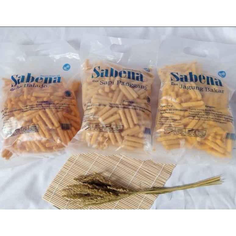 

fx-76 [PER DUS] SABENA STICK - 12bungkus @135gr /Stick Balado/Stick Jagung/Snack Lebaran/Grosir Ecer Kiloan Premium