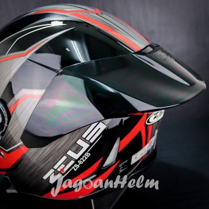 TERLARIS SPOILER HELM ZS822 ZS 822 BE ZS-822 ORIGINAL