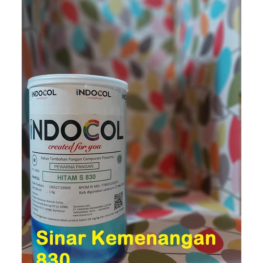 

Pewarna Maanan Indocol Dar Bla 830 Hitam 1 G