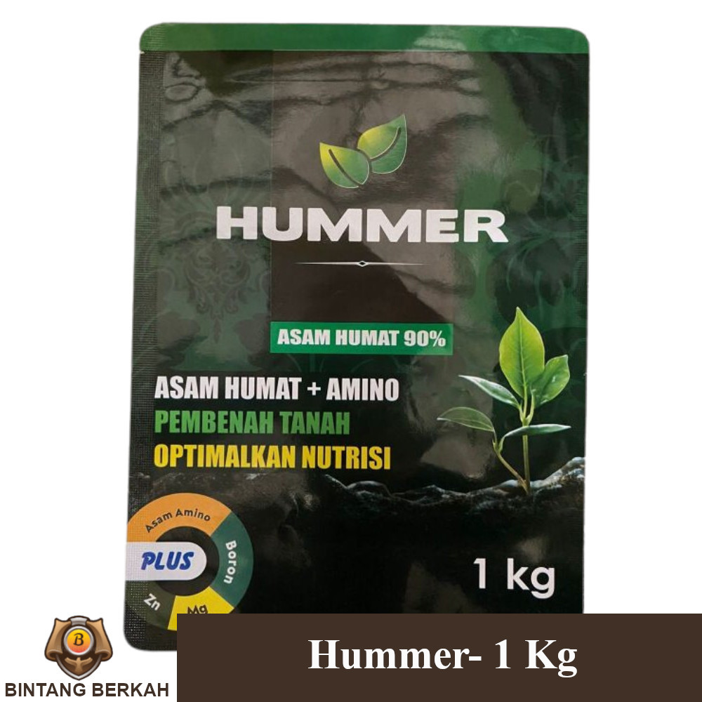 Hummer 1 Kg Asam Humat 90% Plus Asam Amino Pembenah tanah