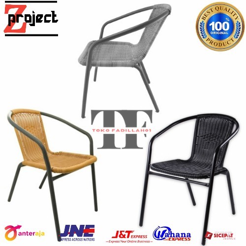 SOLEIL kursi taman ayaman rotan / kursi teras taman outdoor santai