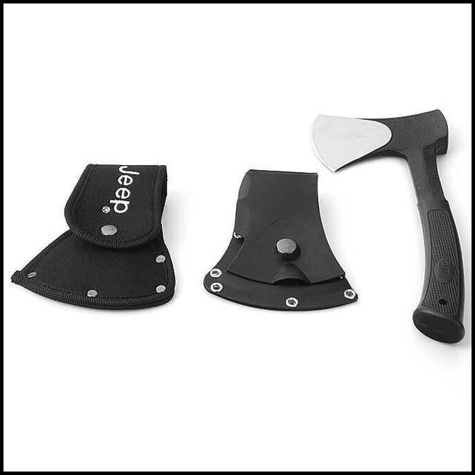 Kapak Jeep With Pouch Pemotong Kayu Tajam Kuat Survival Camping Tools