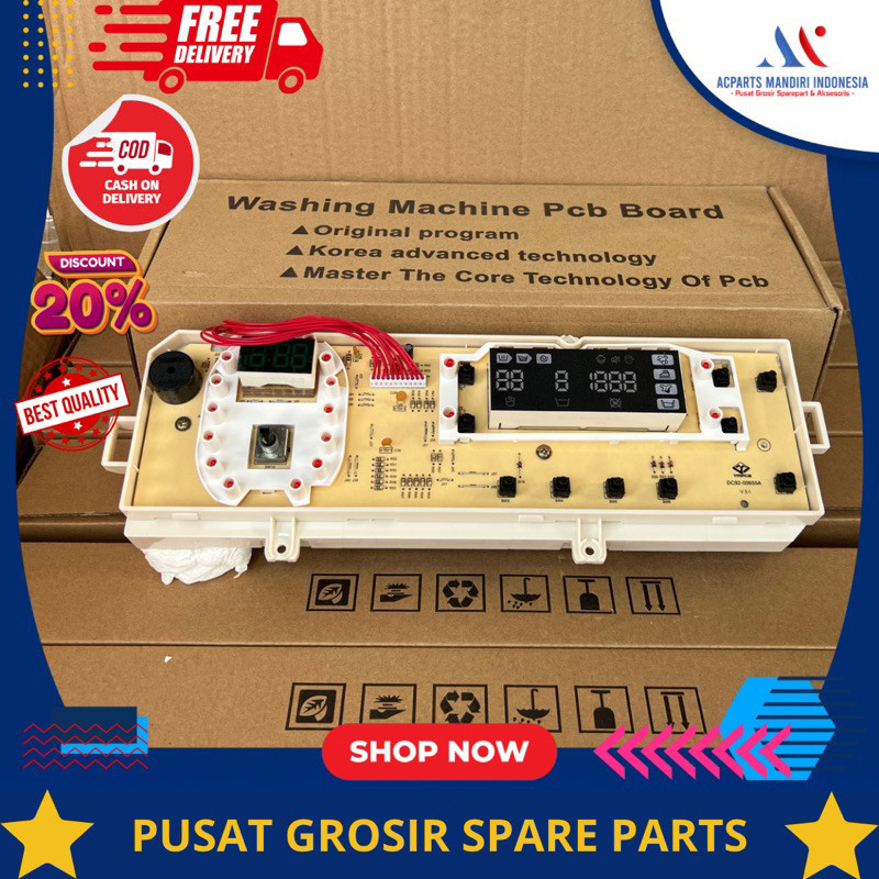 SAMSUNG 7.5kg WF1752WPV ( WF1752WPV/XSE ), Modul pcb mesin cuci Front Loading