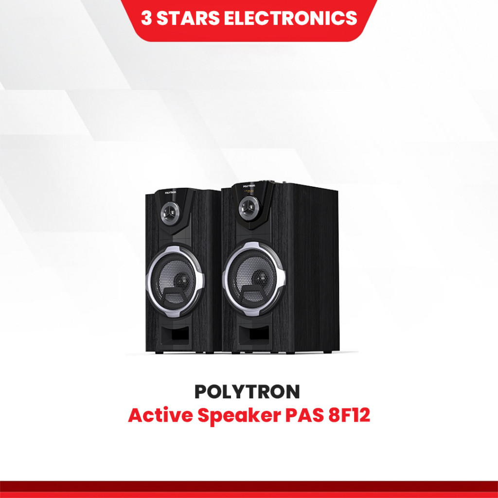 SPEAKER AKTIF POLYTRON PAS 8F12 / PENGERAS SUARA / SPEAKER BLUETOOTH / SALON AKTIF USB/SPEAKER AKTIF