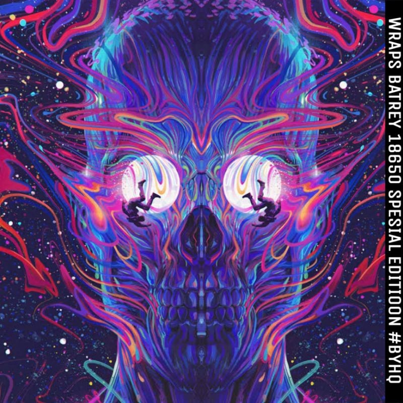 

Terlaris Stiker Batre Terbaru 25 50 Karakter 18650 Garskin Custom Case Laminasi Tebal COD