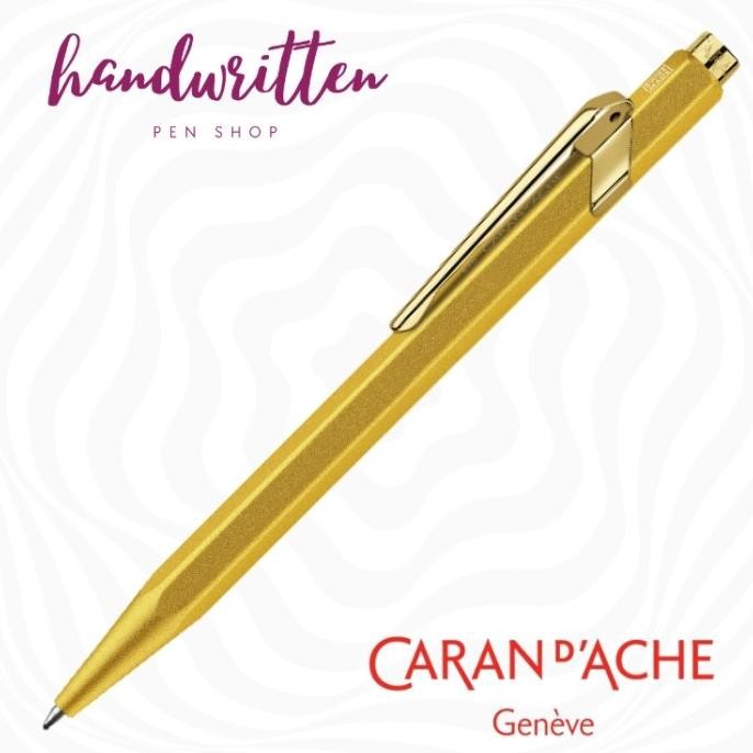 

CARAN DACHE 849 GOLD BAR BALLPOINT PEN / PULPEN