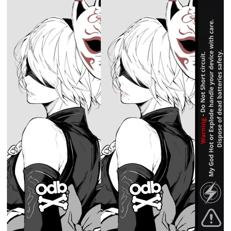 

Terlaris Ambitionstore Stiker Wrap Baterai 18650 Automata Series Pelindung Dan Penghias Untuk Segala Merek Garskin Custom Case Laminasi Tebal COD