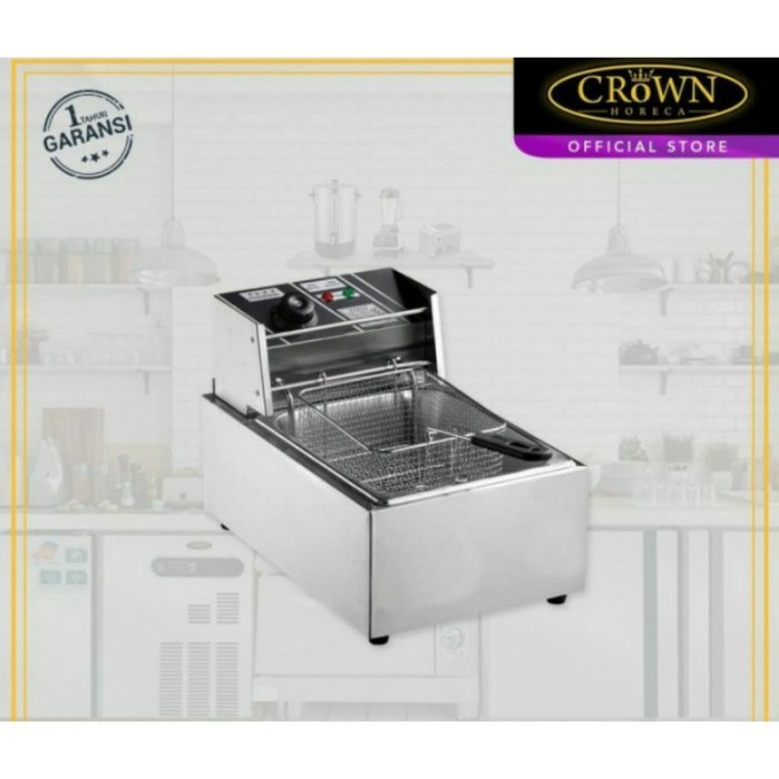CROWN Electric Deep Fryer 6 Liter SC-81