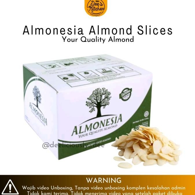 

Kacang almond slice 250 gr ( Repack) Berkualitas