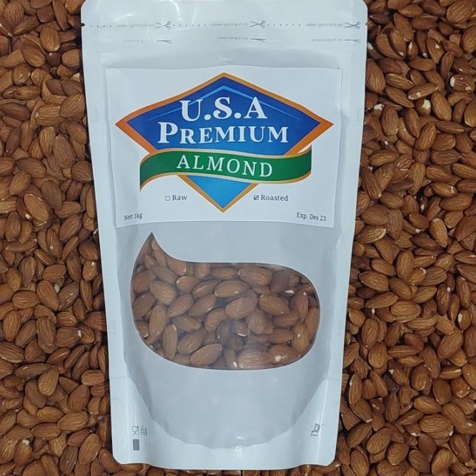 

roasted almond panggang 1kg Berkualitas