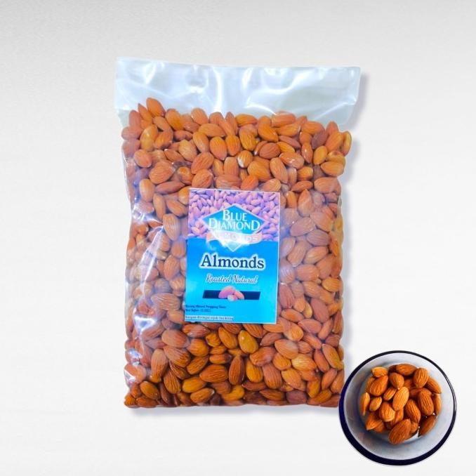 

Kacang Almond Kupas Panggang Matang 1000gr Berkualitas