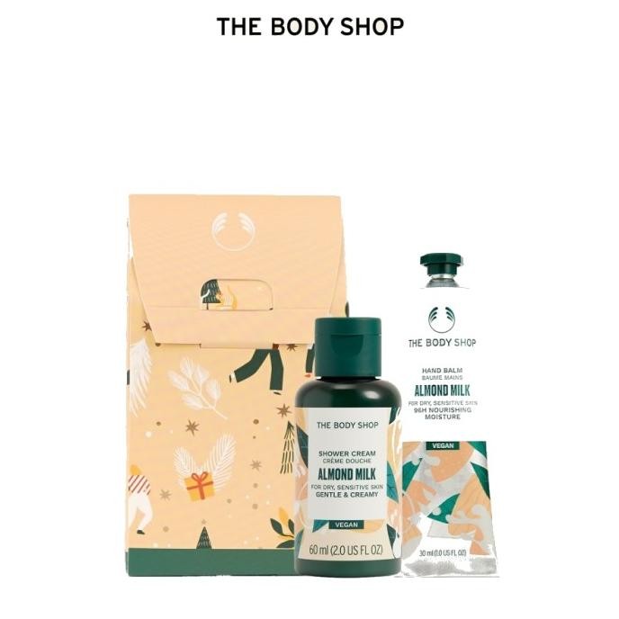 

The Body Shop Holiday Gift Almond Milk Nourishing Duo Berkualitas