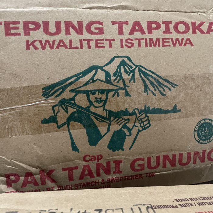 TEPUNG TAPIOKA CAP PAK TANI GUNUNG 1 DUS / SAGU TANI GUNUNG 1DUS GOJEK