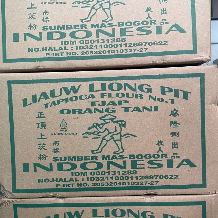 

SAGU TANI LIAUW LIONG PIT 1 DUS / TEPUNG TAPIOCA LIONG PIT 1 DUS GOJEK
