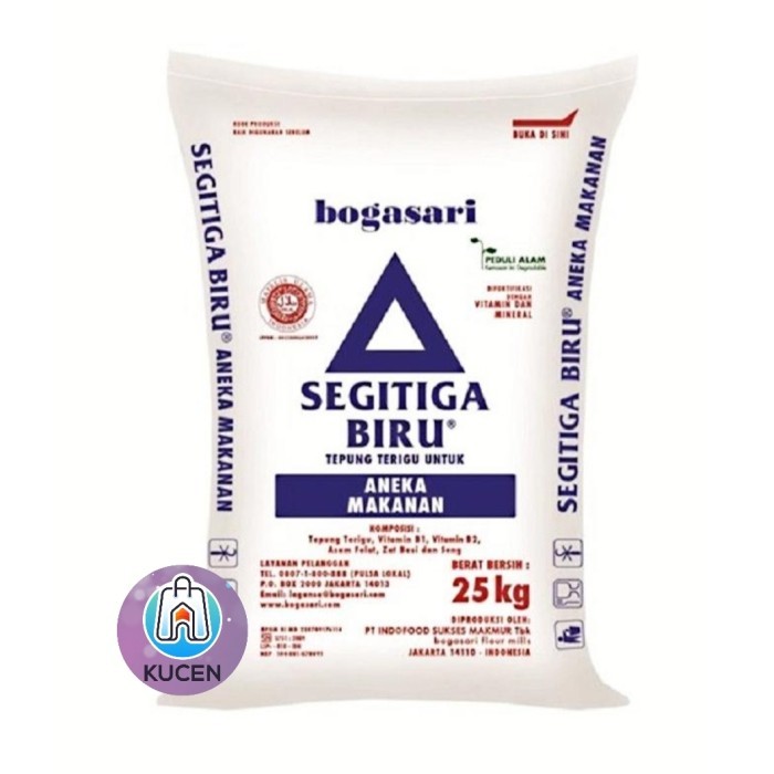 

TEPUNG TERIGU SEGITIGA BIRU 25 KG