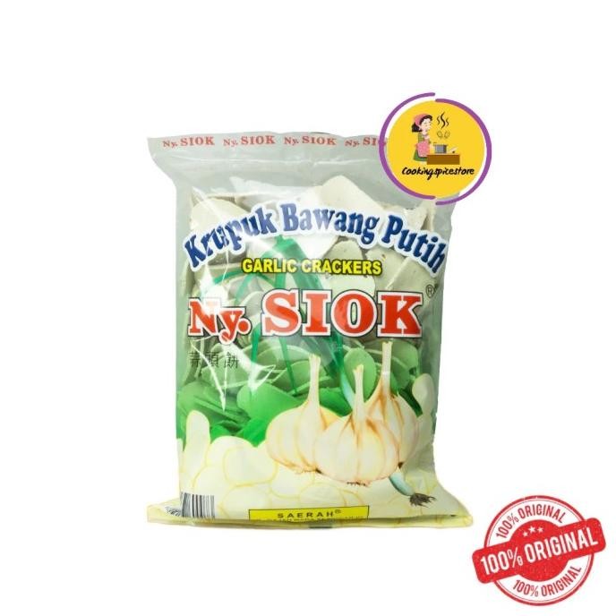 

KERUPUK BAWANG PUTIH NY.SIOK 500GRAM ORIGINAL