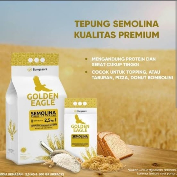 

SEMOLINA GOLDEN EAGLE 2,5 KG